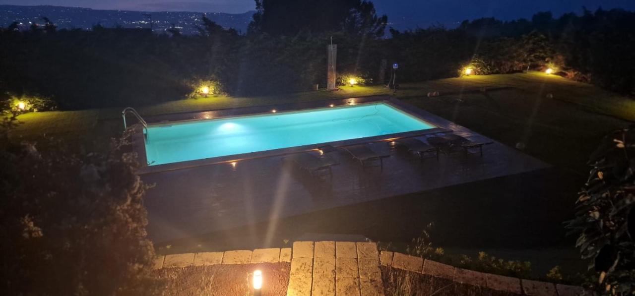 Villa Siciliana Con Piscina E Vista Panoramica Sul Mare Borgetto Exterior photo